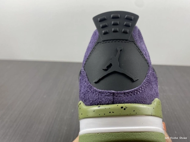 1st Kicks Air Purple Canyon Jordan 4 WMNS AQ9129-500 0727